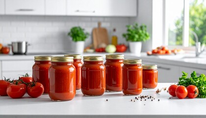 Eingekochte Tomatensosse