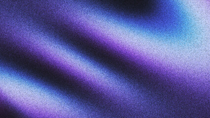 Grainy gradient texture with smooth color waves in deep purple violet blue indigo tones created from thousands of individual dots. Modern minimalism aesthetics for digital design and creative visuals