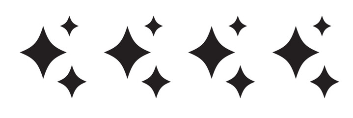 Generate icon. AI stars icon. Set of Artificial intelligence logo. AI enters by command prompt to generate ideas. Chat with AI. Icon element for apps web. Computer help assistant. Vector illustration.