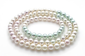 Fashionable pearl necklace for elegant occasions high resolution picture