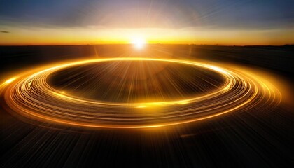 Circle Flare With Rays
