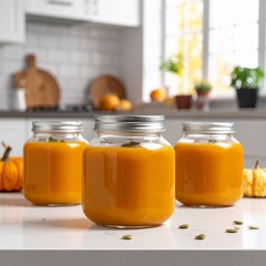 Eingekochte K&uuml;rbissuppe