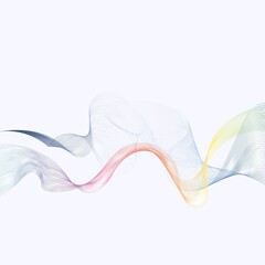 Simple clean abstract background for business presentation and report - white background with abstract lines for business presentation