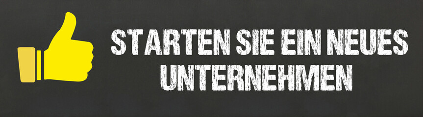 Starten Sie ein neues Unternehmen	
