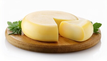 Chevre Cheese Isolated On White Background