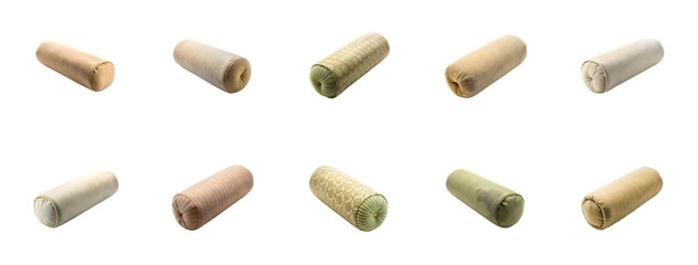 Collection of Bolster isolated on transparent background