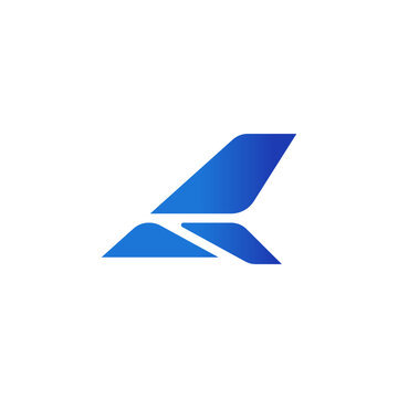 air plane logo technology icon arrow with the shape of a Jet Airplane, aviation, travel