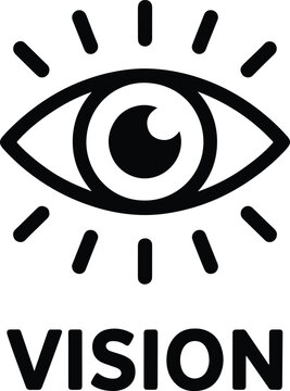 Eye Vision Conceptual Illustration Seeing the Future