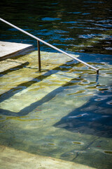 Stairs under water, Sydney, NSW, Australia