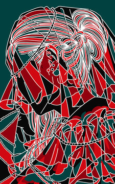 抽象的な星座イラスト  - The Blind Blink -Scorpio