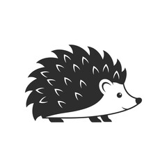 Stylized Hedgehog Illustration with Distinct Spines and Cute Features. © Sugar