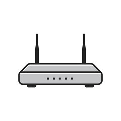 Wireless Router Device for Internet Connectivity and Network Communication.