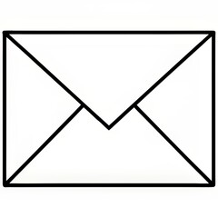 envelope outline mail symbol