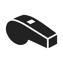 Whistle, coach, competition, judge icon