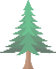 Simple Pixel Tree Design