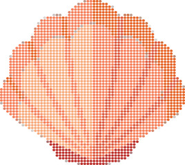 Simple Red Pixel Heart Design
