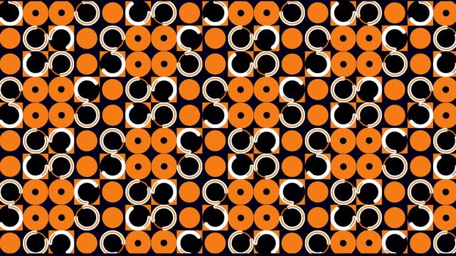 Seamless leopard skin texture and wild animal pattern design featuring an orange and black fur illustration for a nature backdrop fabric print