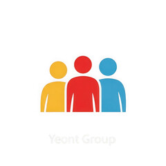 A colorful icon of three diverse people stands above "Yeont Group" text.