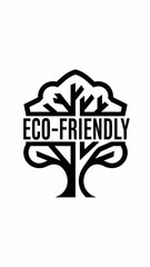 Eco Friendly Tree Logo Design Element.