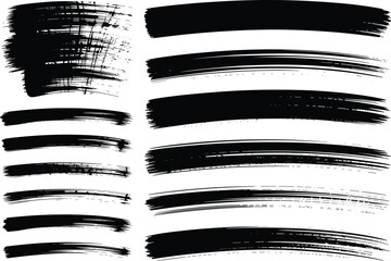 Urban Grunge Brush Stroke Silhouette &ndash; Raw Paint Texture