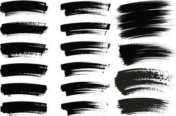 Urban Grunge Brush Stroke Silhouette &ndash; Raw Paint Texture