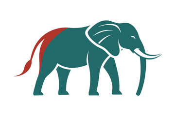 vector illustration of an elephant