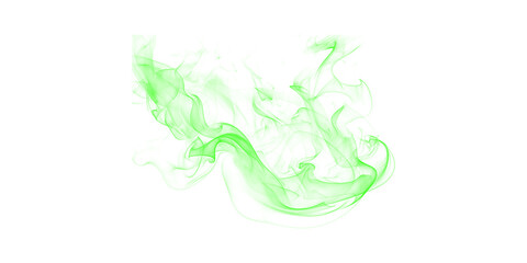 Obraz premium Abstract vibrant green smoke on black Ethereal glowing fluid light effect dynamic energy mysterious atmosphere digital