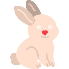 Easter Bunny Painting Icon