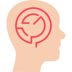 Logical Thinking Head Icon