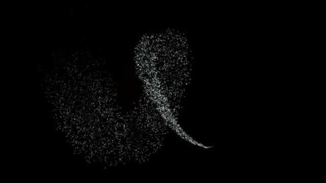 4k Glitter particle trail white twinkling particles starlight dust line magic sparkles glitter line stars fast line glitter motion curved stars motion sparkling star transition on black screen