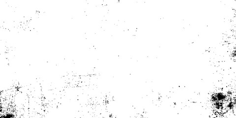 Fototapeta premium Rough grey and white texture vector. Distressed overlay texture, Dirty or dust film grain speck grit grunge overlay on white background, Vector Illustration. Black isolated on white background,