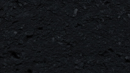Fototapeta premium Dark rough asphalt texture with small rocks and debris