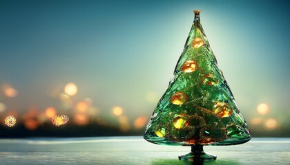 Glass Christmas Tree