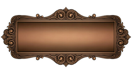 Ornate vintage frame with copy space