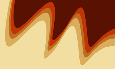 An abstract background with brown and beige curved shapes. The image creates a modern and stylish design.
