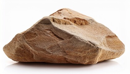 Mineral Stone Sandstone Isolated On White Background