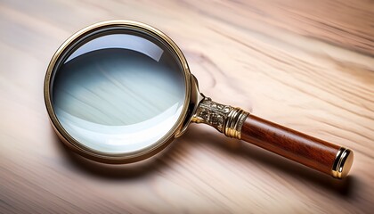 Classic Magnifying Glass With A Sleek Handle