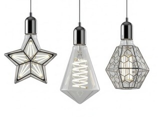 Modern hanging light fixtures with unique designs