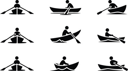Rowboat Icon Set  Rowboat Icons &ndash; Top Collection
