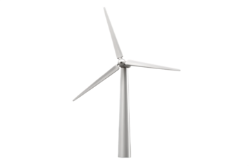 Modern wind turbine isolated on white background.png