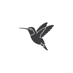 hummingbird vector icon
