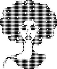 Simple Woman Face Design