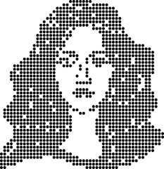 Simple Woman Face Design