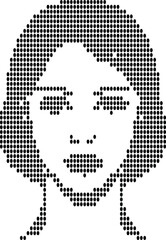 Simple Woman Face Design