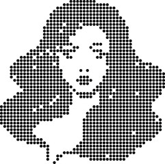 Simple Woman Face Design