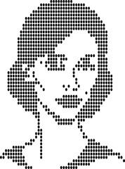 Simple Woman Face Design