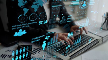 Connection network visualization showing global connection, network communication, digital connection analytic. Connect networks tool support real-time insight and improve connection system. Thunk