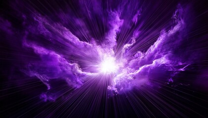 Dark Purple Energy Explode For 2D Game Effect