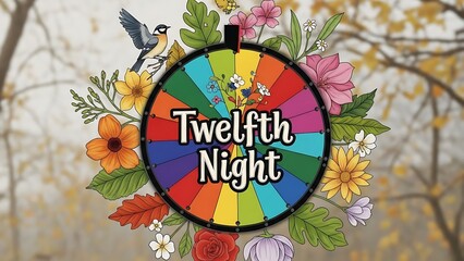 Floating hearts with bokeh lights on a red background