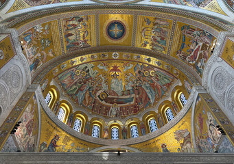 Belgrade, Serbia. September 19, 2025. A view from St. Sava Cathedral in Belgrade, Serbia.